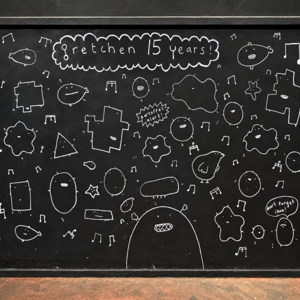 mr. scruff freehand painting October 9th at Gretchen