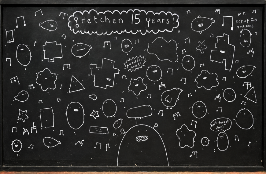mr. scruff freehand painting October 9th at Gretchen